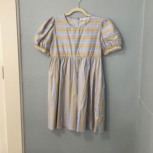 English Factory Babydoll Puff Sleeve Dress